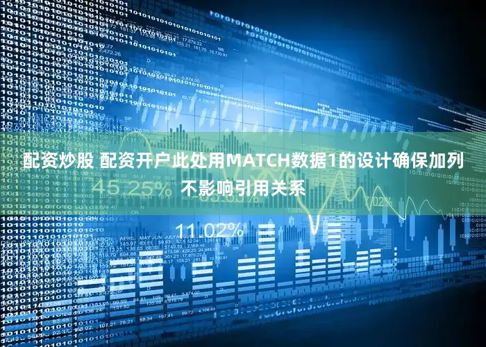 配资炒股 配资开户此处用MATCH数据1的设计确保加列不影响引用关系